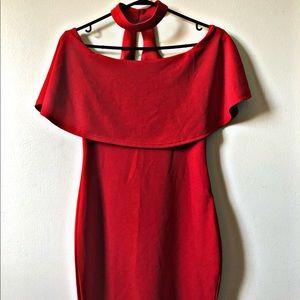 Cherry Red Body-con Dress